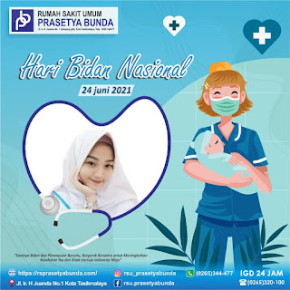 25 Twibbon Hari Bidan Nasional 24 Juni 2021