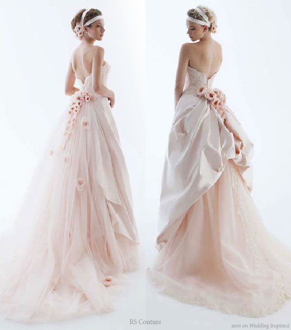 Light Pink Wedding Gown 2 Light Pink Wedding Gown 2