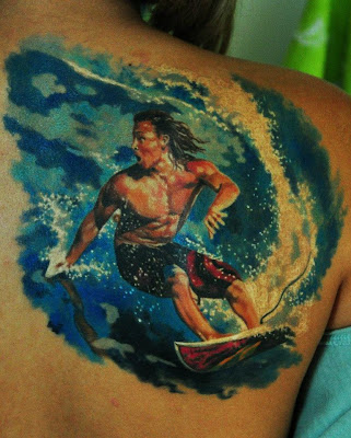 Den Yakovlev Surf Surfist Tattoo