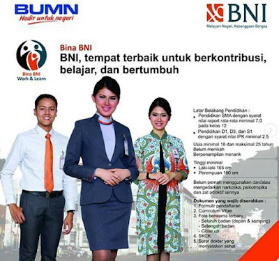 Lowongan Kerja BNI - Bina BNI