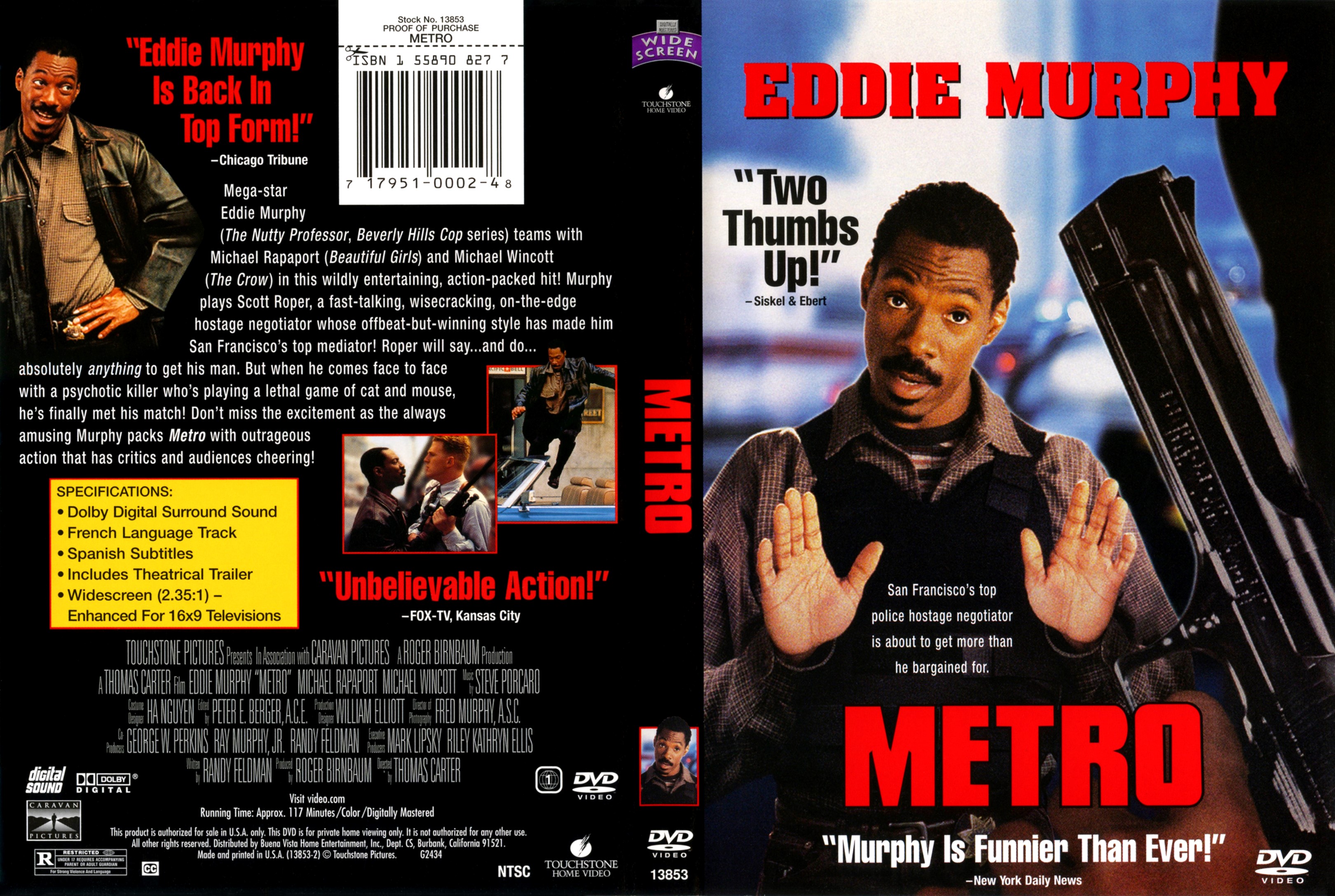 Metro (1997) DVD Cover - Cover Addict - DVD, Bluray Covers 
