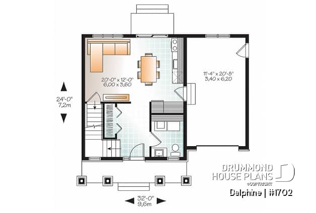 2 Bedroom House Plans Ideas (8 Examples)