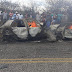 Texeira - PB: Dois carros colidem e pegam fogo, todos os ocupantes morrem; confira vídeos! 