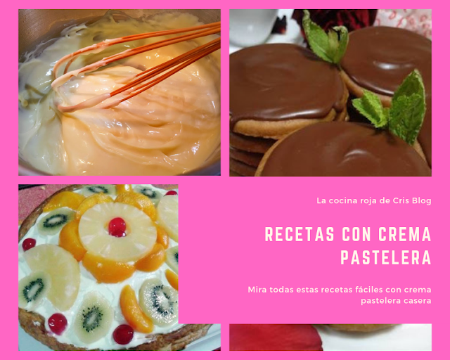 recetas con crema pastelera casera fácil