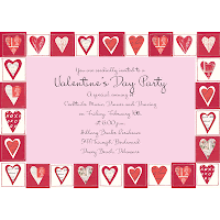invitation card for valentines day