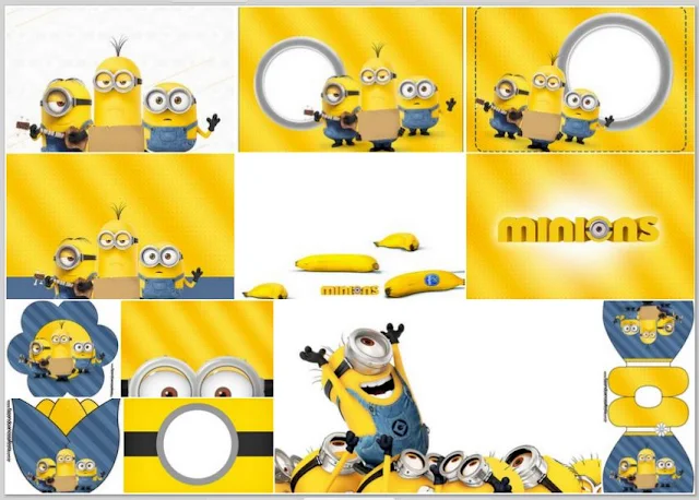 Película de los Minions: Invitaciones para Imprimir Gratis.