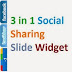 Facebook, Twitter, Google Plus Ẩn hiện trong cùng 1 tiện ích