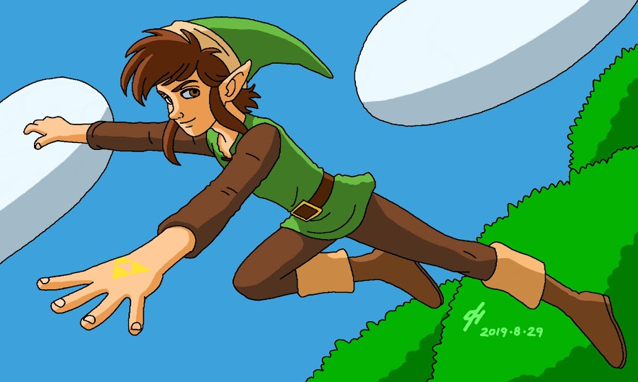 Link casts Jump