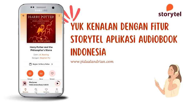 Kenalan dengan fitur layanan streaming Storytel aplikasi audiobook free