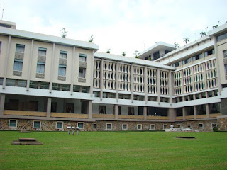 The back of the Independence Palace.