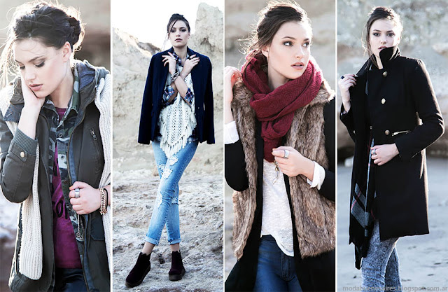 Moda invierno 2015 Argentina. Estilo Ambar colección otoño invierno 2015. Moda mujer inviern 2015.