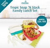 Tropic Snap and Stack Family Lunch Set