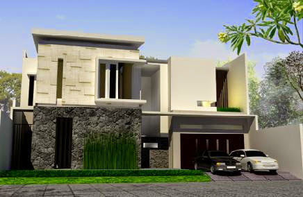 Contoh Desain Rumah Minimalis  2 Lantai