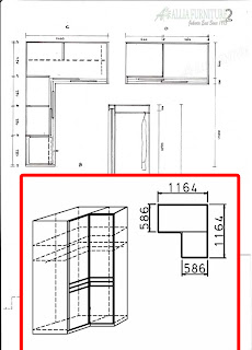 Tentang lemari  pakaian model sudut  L Allia Furniture