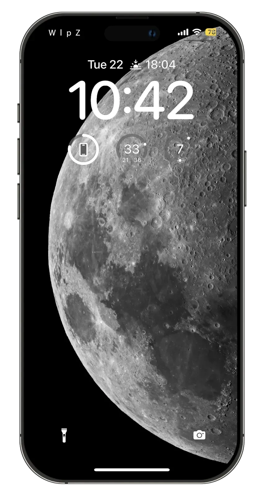 giant moon photo wallpaper for phone