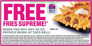 Taco Bell coupons february 2017