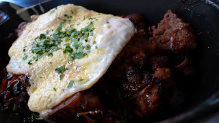 meatloaf hash and eggs