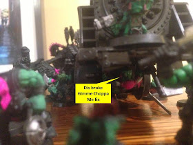 Warhammer 40K pink orks looted wagon lionel locomotive