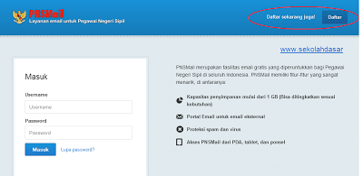 Cara Membuat Email Khusus PNS di PNSMail