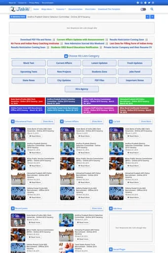 Jobiki Blogger Template