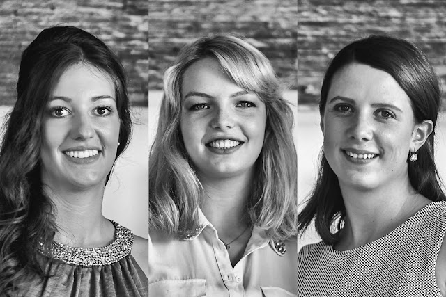 Die Naheweinmajestäten Clarissa (M.), Franziska und Laura (M.).