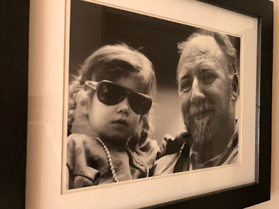 Troian Bellisario with her dad television producer Donald Bellisario flashback childhood photo