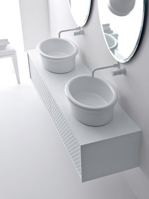 Bathroom Furniture in Black and White