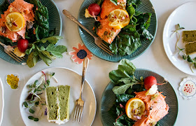 Spring Lunch Table, Overhead