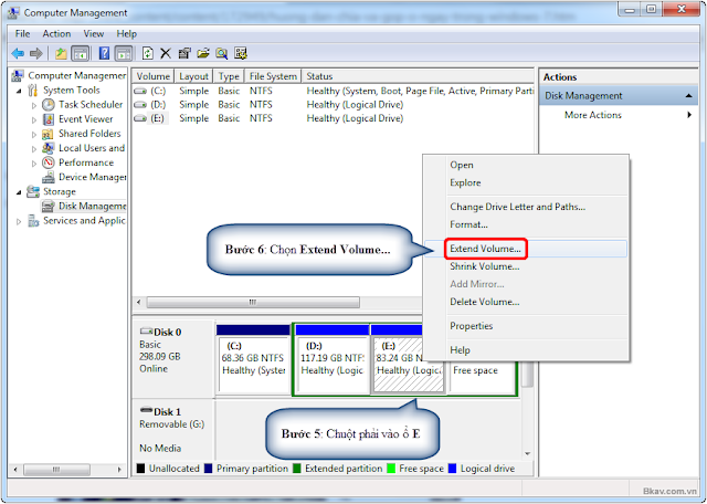 Hướng dẫn chia và gộp ổ đĩa trực tiếp ngay trên Windows 7, 8.1 15