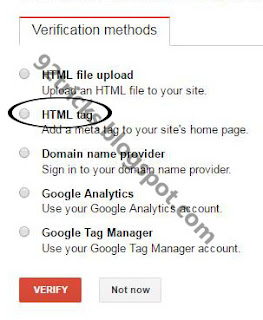 How To Verify Your website In Google Webmaster Tools
