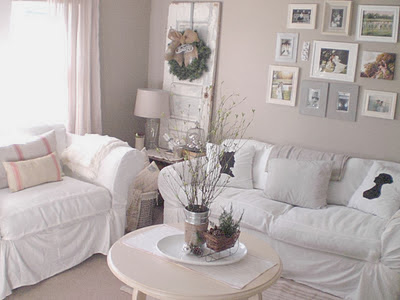 Shabby Chic White Christmas