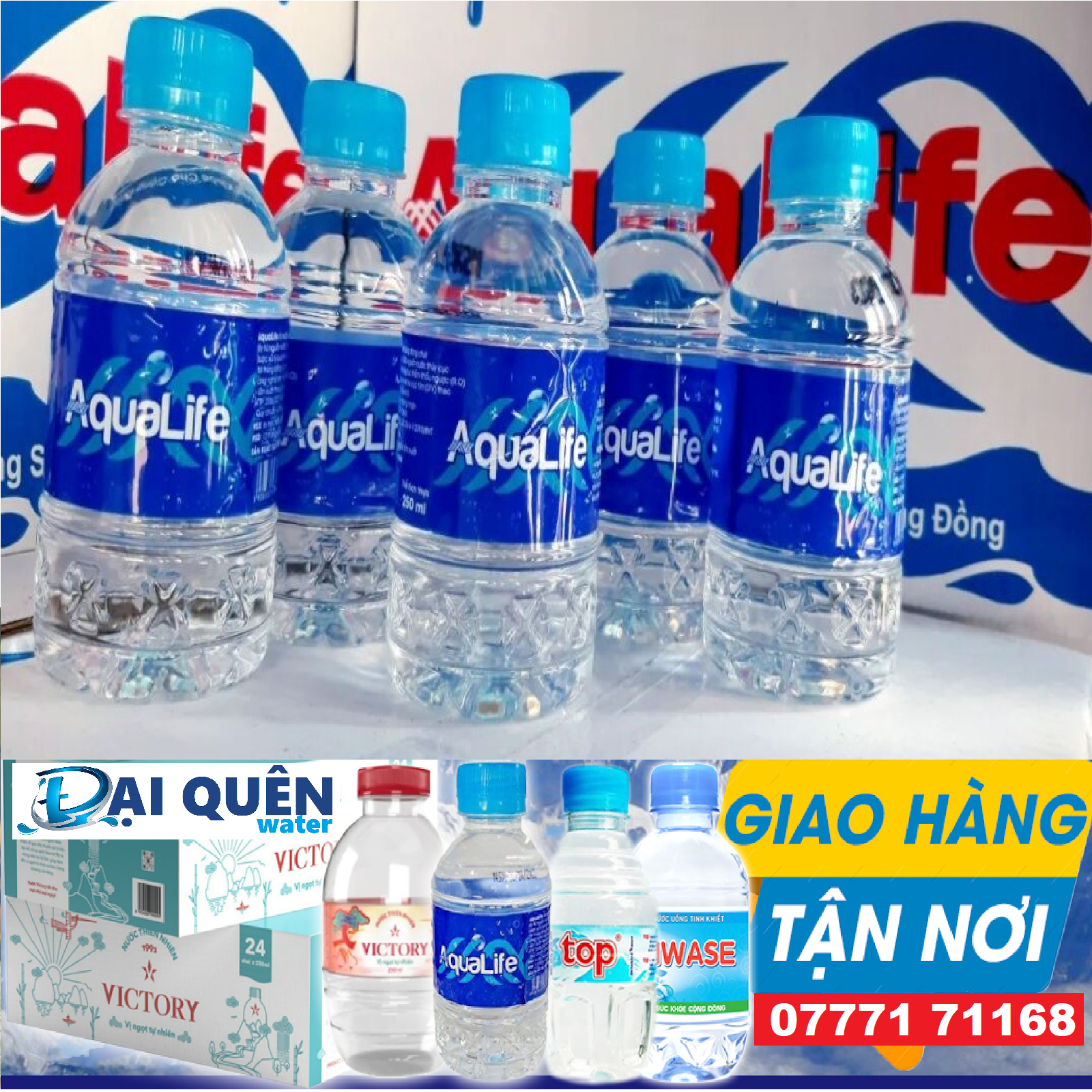 NƯỚC SUỐI CHAI NHỎ AQUALIFE 250ML- THÙNG 24 CHAI