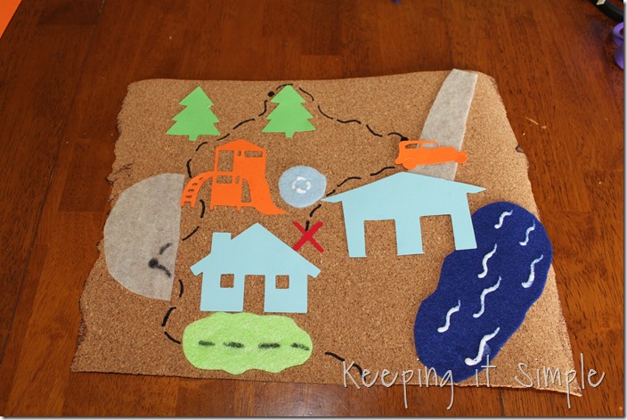 treasure map summer activity keeping it simple