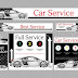 Car Service Card Designing Faisalabad