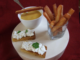 pain de citrouille et soupe de citrouille