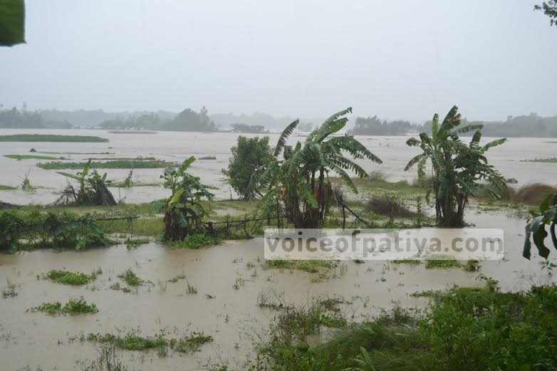 পটিয়ার শ্রীমাই খালে ভাঙন-ব্যাপক ক্ষয়ক্ষতি; পটিয়ার শ্রীমাই খালের ভাঙনে বিস্তীর্ণ এলাকা প্লাবিত; পটিয়া; চট্টগ্রাম