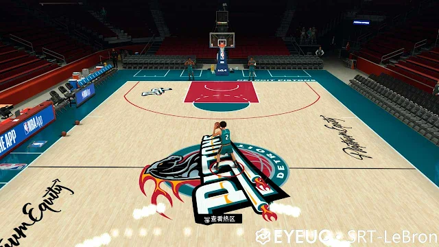NBA 2K23 Detroit Pistons Classic Court