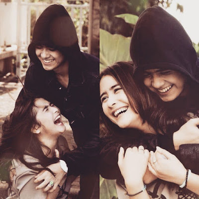 Aliando dan Prilly Tertawa Bersama