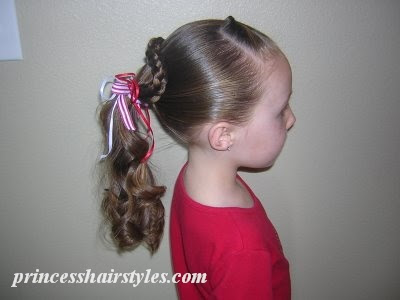 quick valentines hairstyle