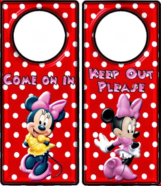 Disney Style Free Printable Door Hangers