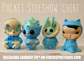 Icebox Edition Pocket Sideshow Mini Figure Series by Circus Posterus x Kathie Olivas x Brandt Peters x Chris Ryniak x Amanda Louise Spayd