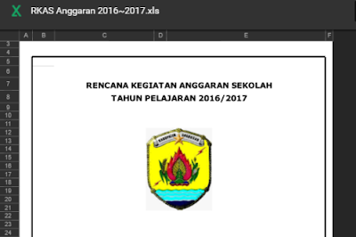 Aplikasi RKAS untuk SD sesuai Juknis BOS Aplikasi RKAS Untuk SD Sesuai Juknis BOS 2017