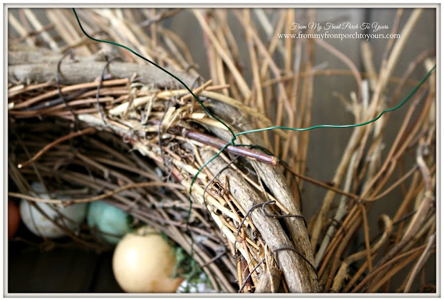From My Front Porch To Yours- Easter Wreath-Tutorial