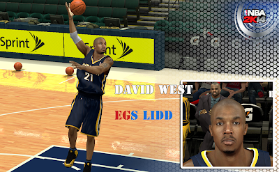 NBA 2K14 David West Cyberface Patch