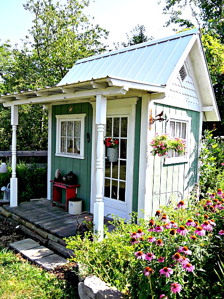 what's old is new: the garden shed -cottage charm