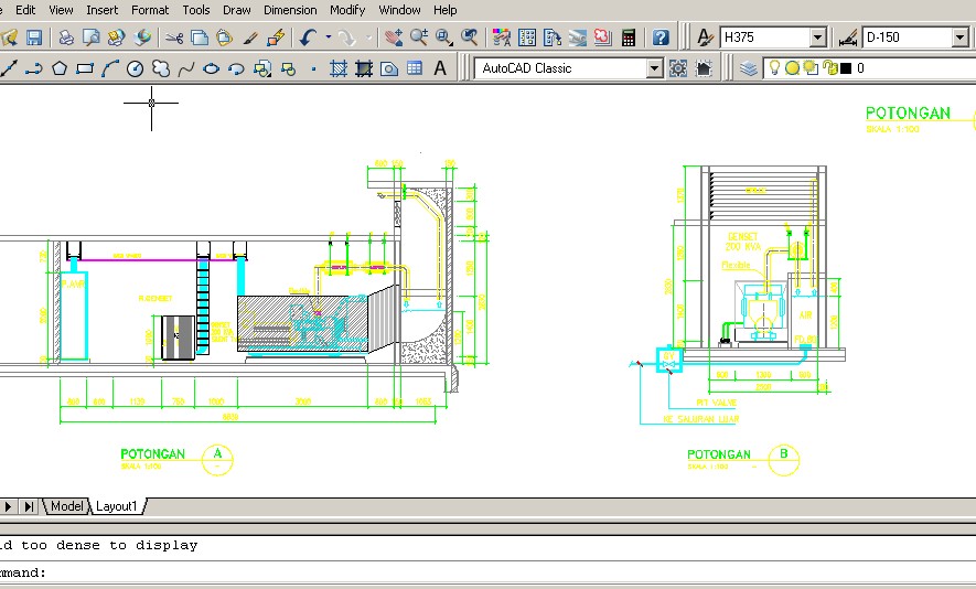 Gambar Desain Rumah Autocad Dwg - Contoh Z