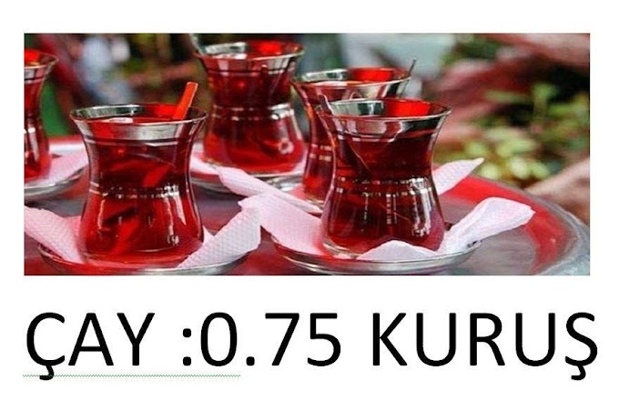 Bozkır'da Çay 75 Kuruş Oldu