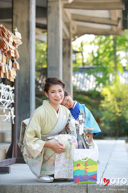 豊国神社で七五三出張撮影