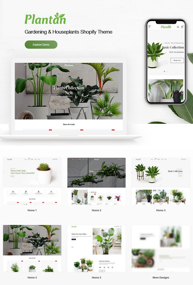 Gardening & Houseplants Shopify Theme