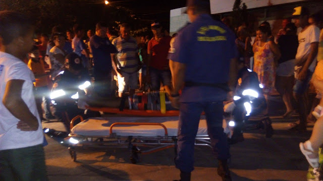 Em Olho D'Água do Casado,  colisão entre motos deixa  três pessoas feridas